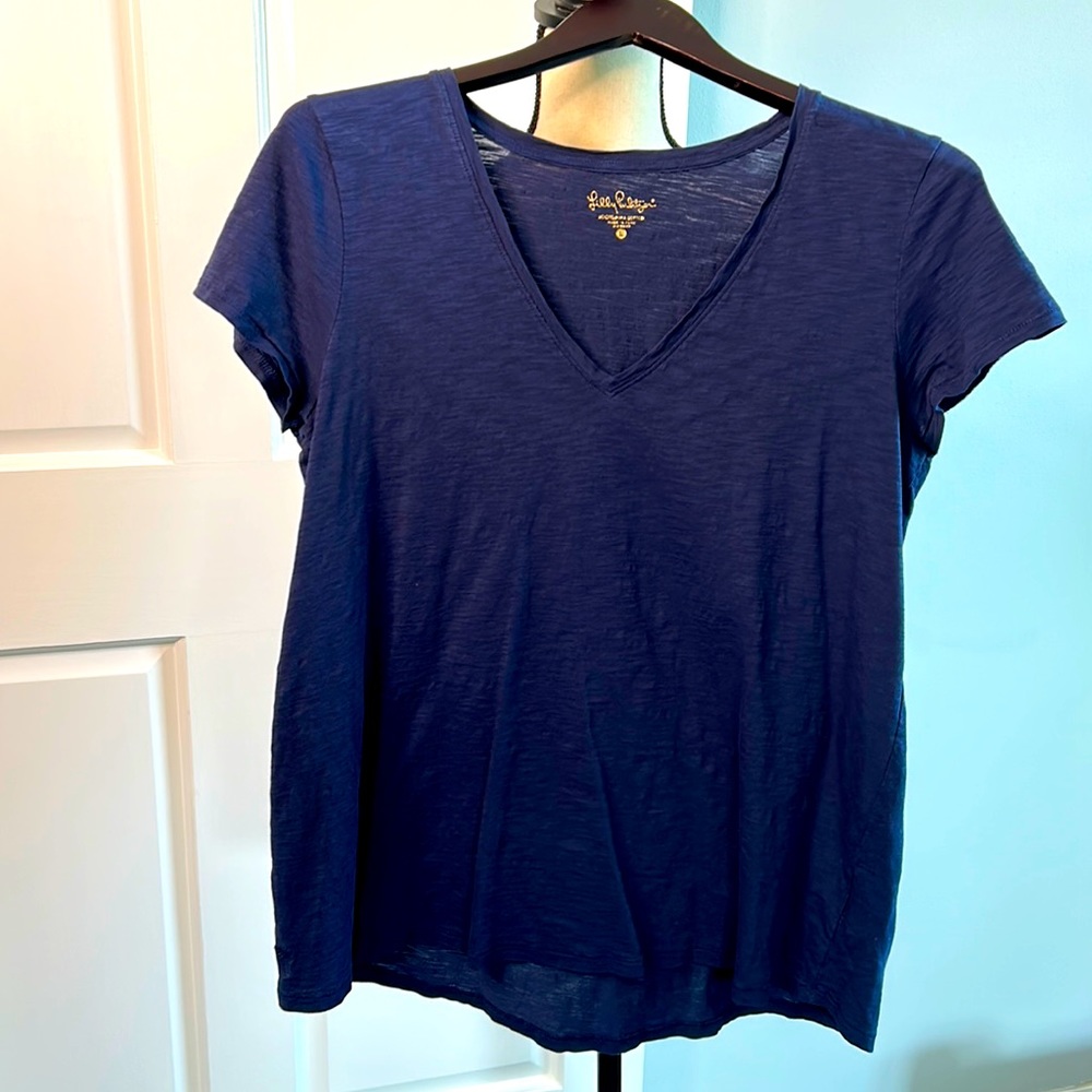 Lilly Pulitzer V Neck Etta top